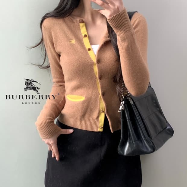 버버리 블루라벨 가디건