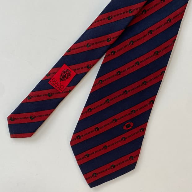 구찌(GUCCI) 심플로고 명품 정품 넥타이 7.8cm