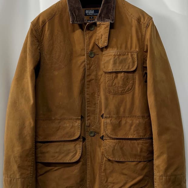 폴로 랄프로렌 러프아웃 탄베이지 버팔로 모호크 헌팅 필드자켓