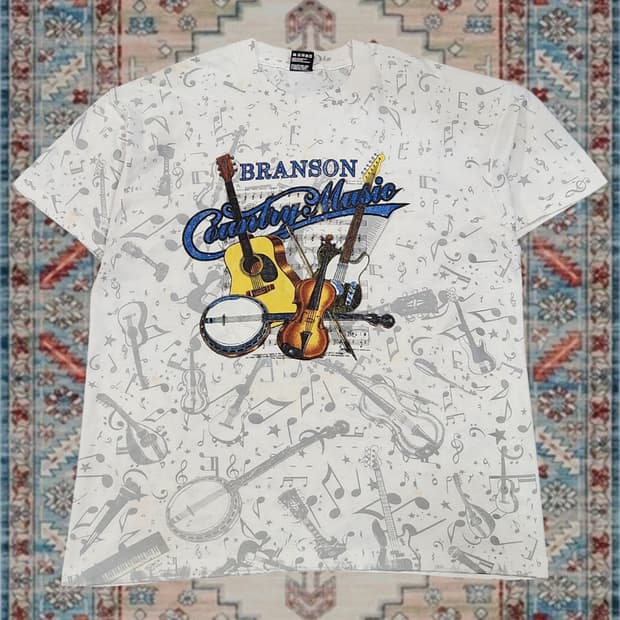 90s Made In USA 브랜슨 미주리 카운티 뮤직 티셔츠 XL