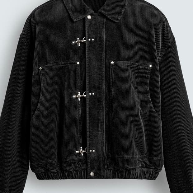 ZARA 코듀로이 토글 자켓 L (새제품)