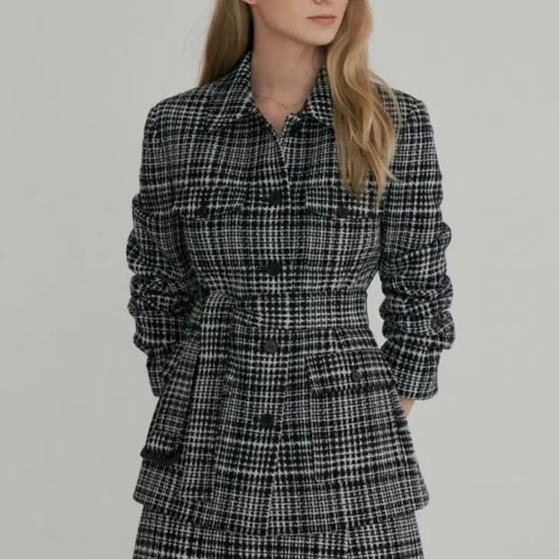 (2)시에 도버 벨티드 자켓 민트급