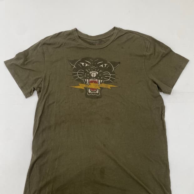 데님앤서플라이 카키 블랙팬서 반팔 티셔츠 L