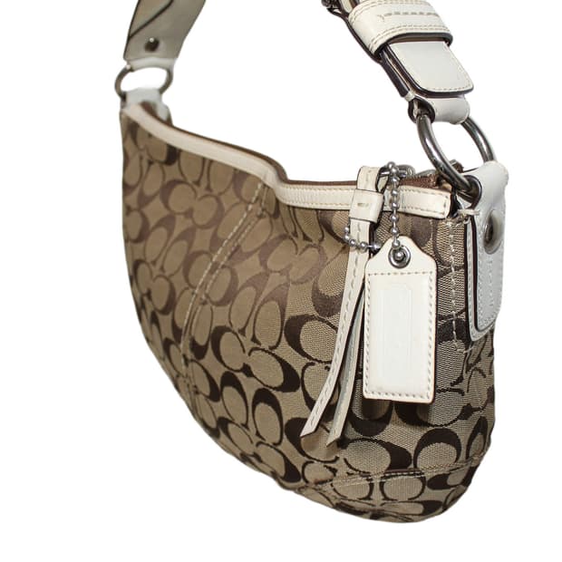 2000s COACH Y2K 코치 모노그램 호보백