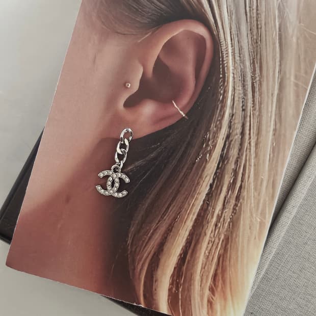 925 샤넬 빈티지 업사이클링 귀걸이