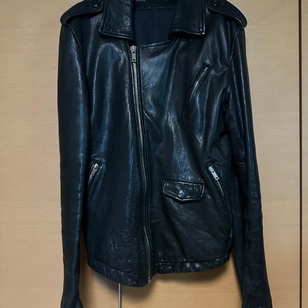 릭오웬스 레더자켓