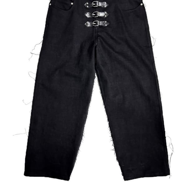 모자이크 소사이어티 버클팬츠 