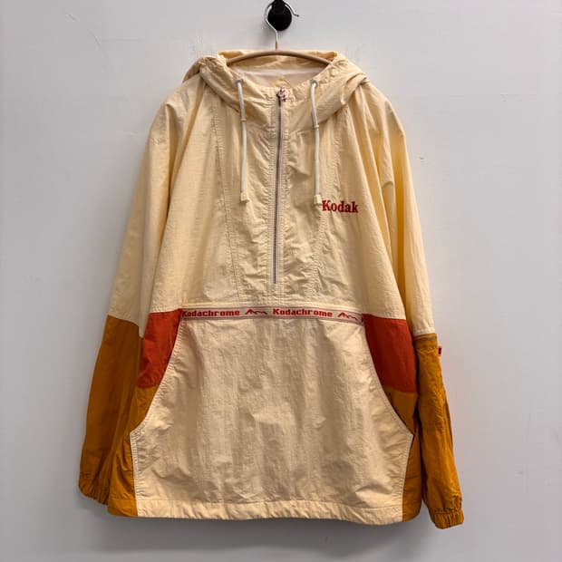 코닥(Kodak) 코다크롬 배색 아노락 후드 자켓