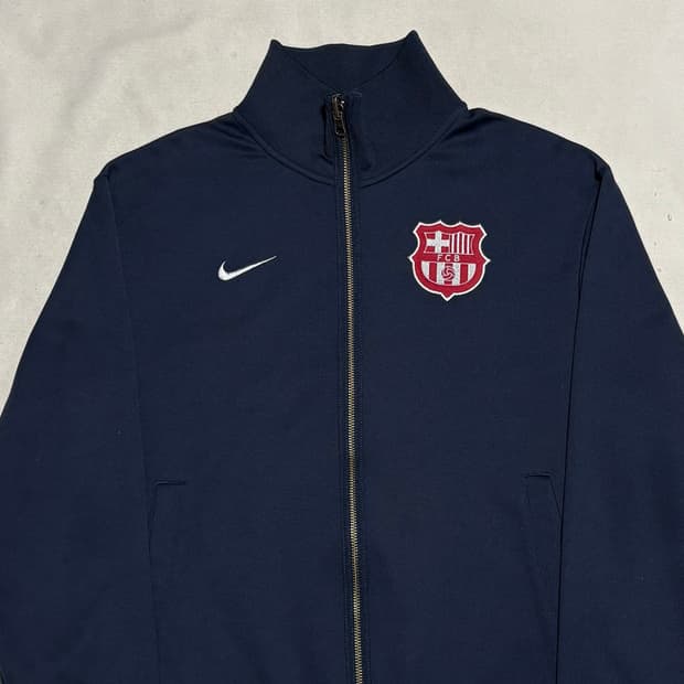 S 나이키 바르셀로나 09-10 네이비 트랙탑