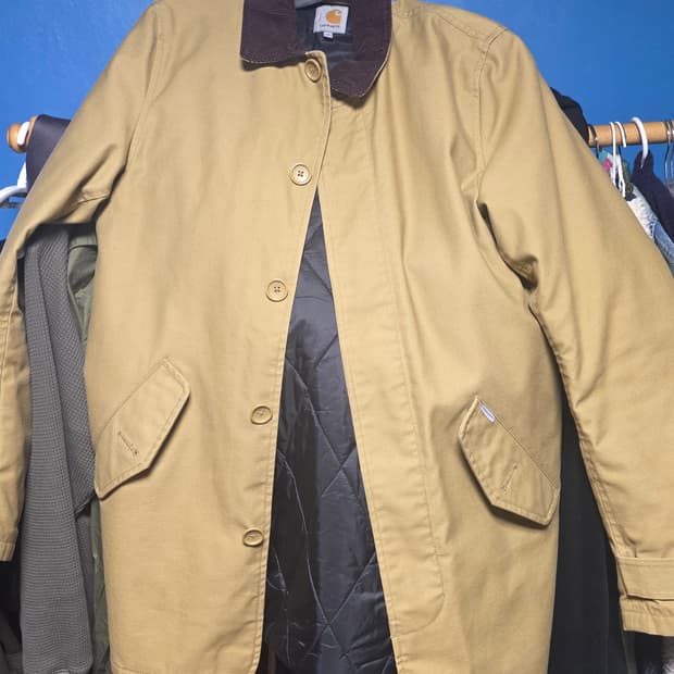 칼하트 wip 해리스 트렌치코트(m)