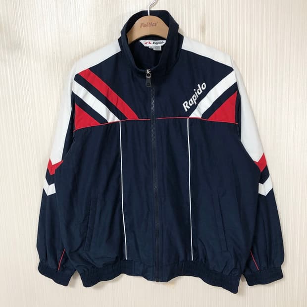 라피도(Rapido) 올드스쿨 풀집업자켓/바람막이 95