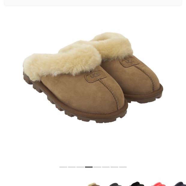 UGG 어그 코케트 슬리퍼 체스트넛