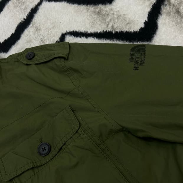 [XL]노스페이스 밀리터리 사파리 바람막이/카키