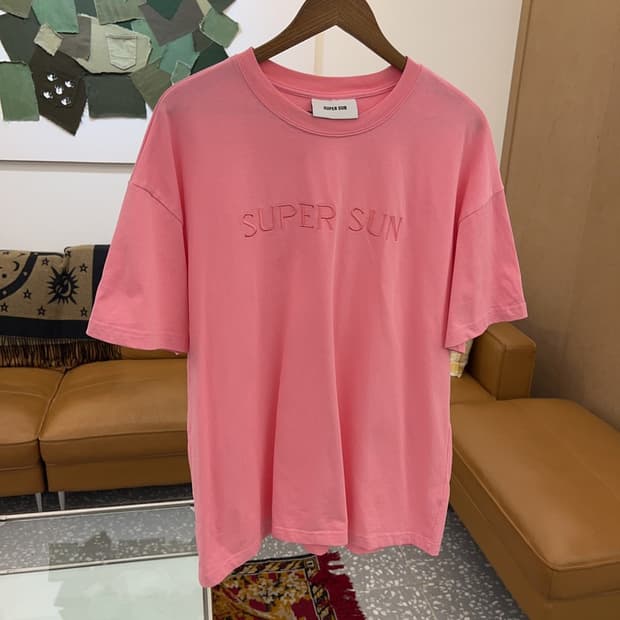 SUPER SUN 자수로고 센터로고 반팔티 110 C05220 