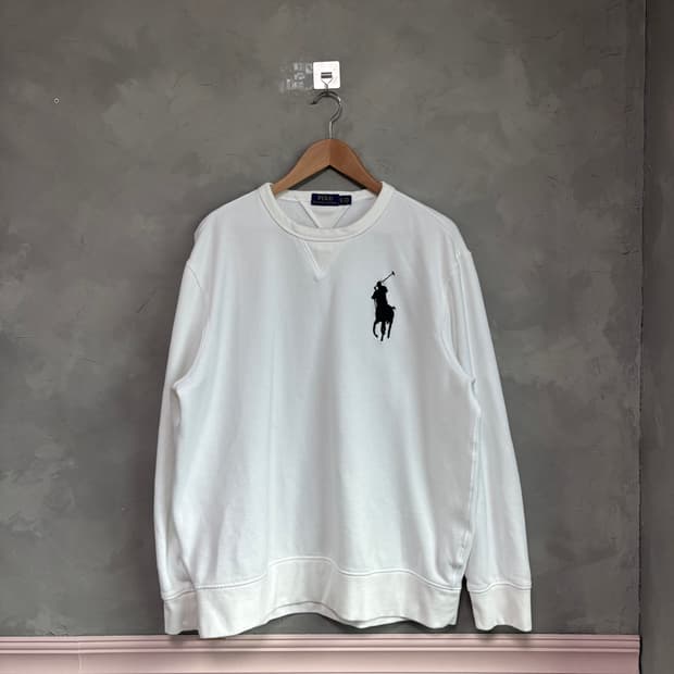 폴로 랄프로렌 빅포니 맨투맨 화이트