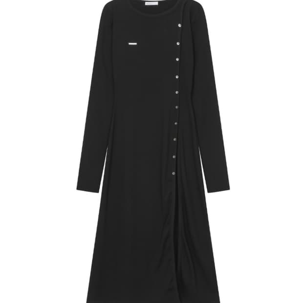 미세키서울 롱 레이어드 가디건 원피스