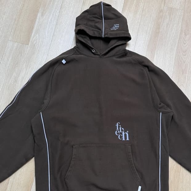 [XL] fetch 후드티 브라운 
