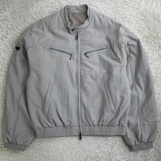 레더리 스플릿 나일론 자켓/#3260