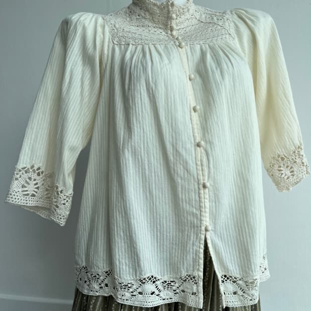 JOURNAL STANDARD 아이보리 레이스 블라우스 