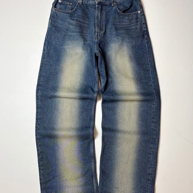 세터 SATUR 브루클린 뉴트로 와이드 워시드 데님 팬츠 PN8231