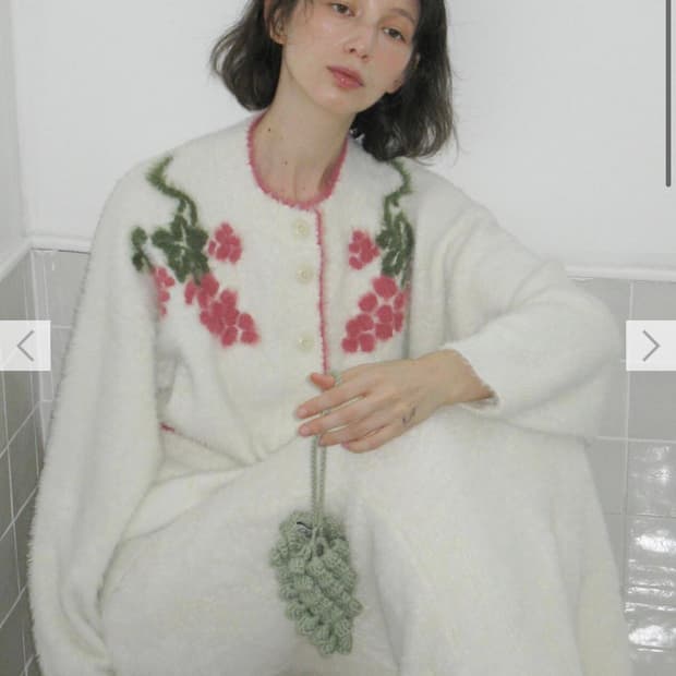 시눈 그레이프 가디건 아이보리