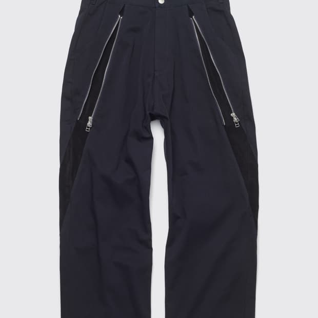 [3] 해칭룸 zip pants dark navy