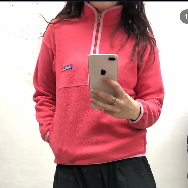 핫핑크 파타고니아 신칠라 플리스