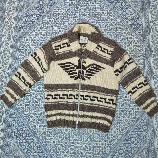 빈티지 오리지널 코위찬 니트 아우터 (LX)