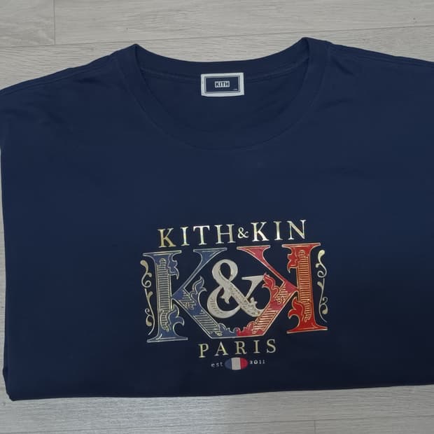 kith paris 키스 프랑스 독점 반팔 티셔츠 XXL