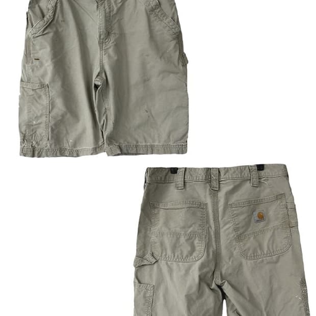 [33] CARHARTT 06SS B147 TAN 코튼쇼츠