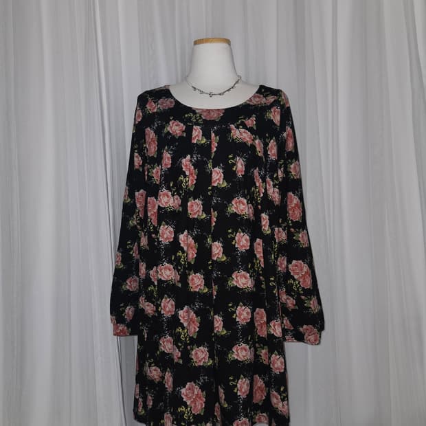 massive 빈티지 로즈가든 히메 원피스