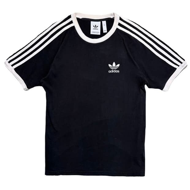 ADIDAS 링거 반팔 티셔츠 블랙 M