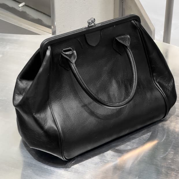 요지야마모토 Y's 블랙 메탈 클래스프 백