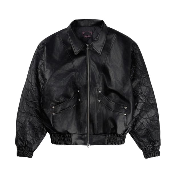 힐다 Hysteric Leather Bomber Jacket