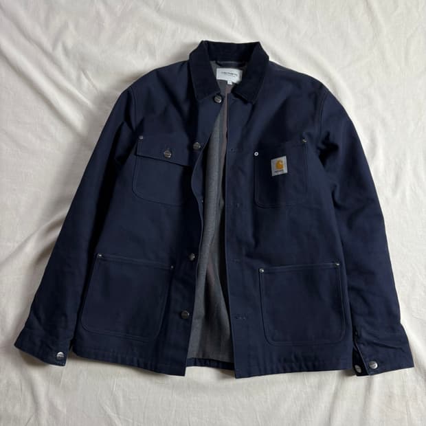 Carhartt wip 칼하트 네이비 초어코트 자켓 L