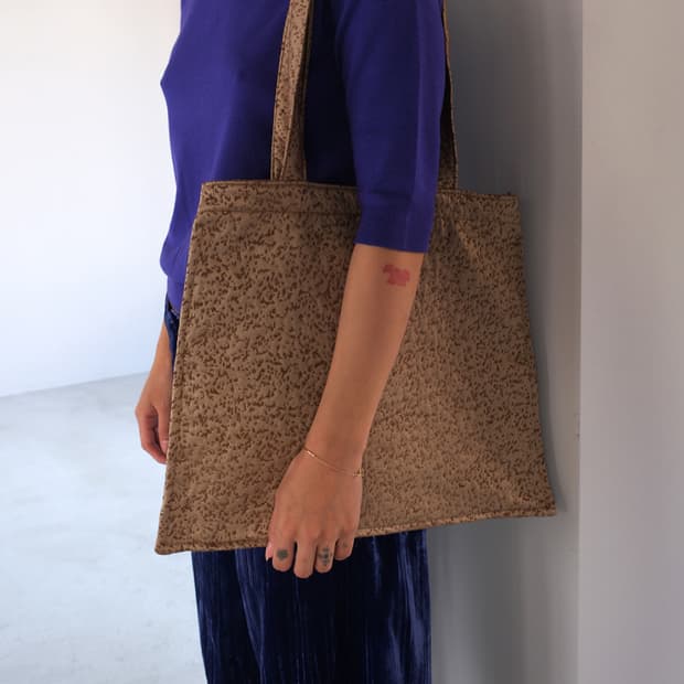 SQUARE BAG (BROWN DOT)
