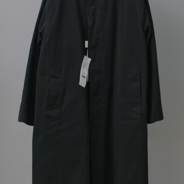 코모리 제품염 발칼라 코트 블랙 3