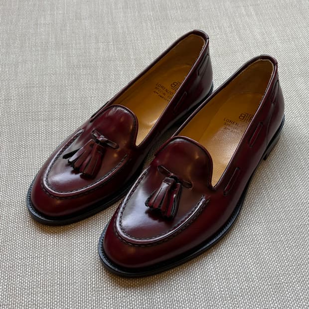 [36/230] LORENZO BANFI 33th 버건디 태슬 로퍼