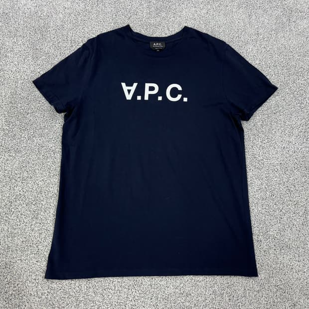 A.P.C 아페쎄 로고 반팔티