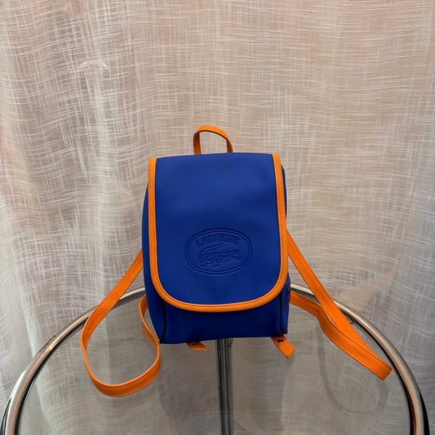 정품 라코스테 PVC 백팩    