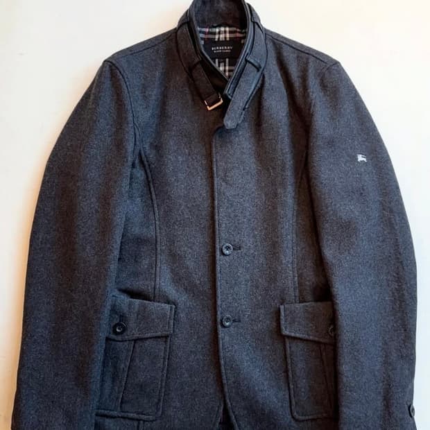 버버리 아카이브 울 자켓