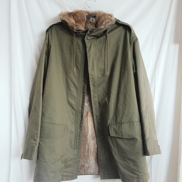 자딕앤볼테르 디태쳐블 래빗퍼 모즈코트 야상