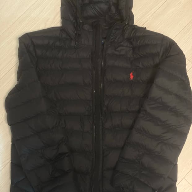 폴로 후드 경량 패딩 M