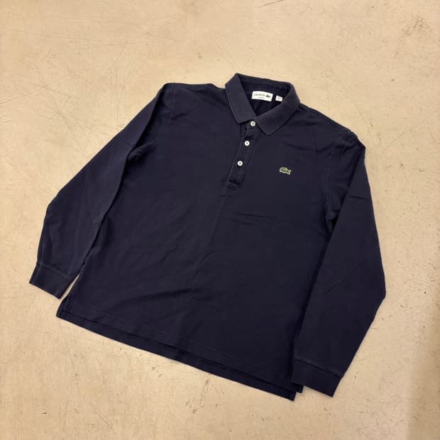 라코스테 네이비 스몰로고 카라티셔츠