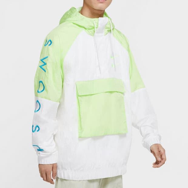 [[L] 나이키(NIKE) 스우시 우븐 후드 아노락@211