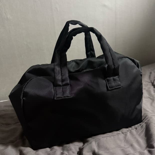 꼼데가르송 나일론 보스턴백 S