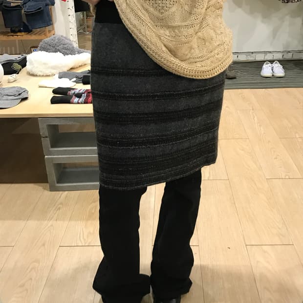 Vintage stripe skirt