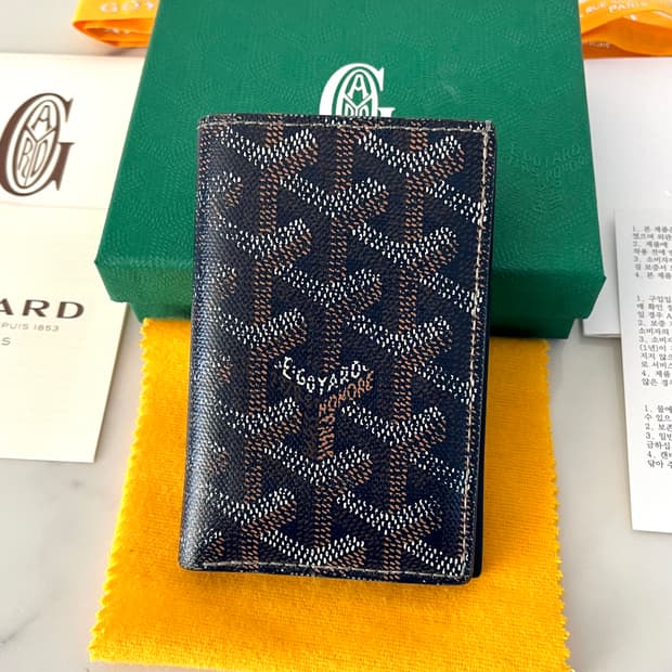 [A급/정품] 고야드 생피에르 카드지갑 네이비 반지갑
