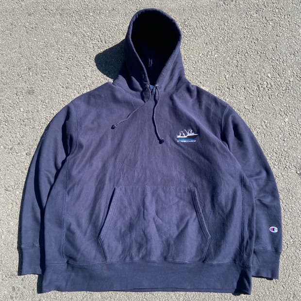 실측 4XL) Champion Reverse Weave Hoodie