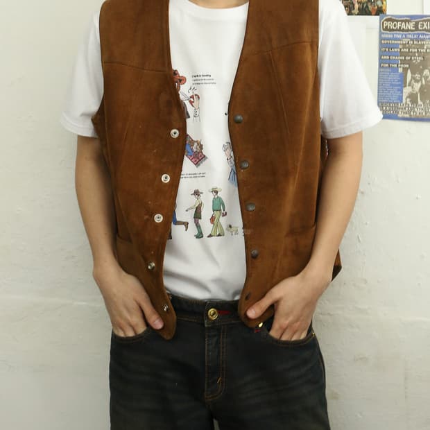  Pioneer Wear 레더 베스트